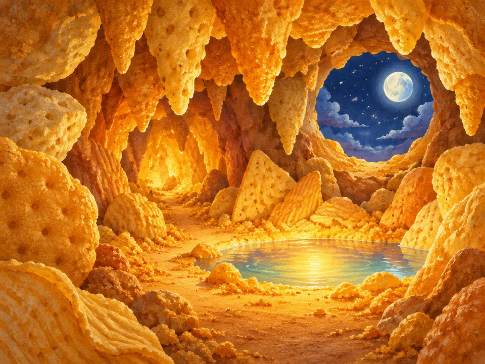 Gua Crackle Cave dengan dinding keemasan yang renyah dan kolam hangat.